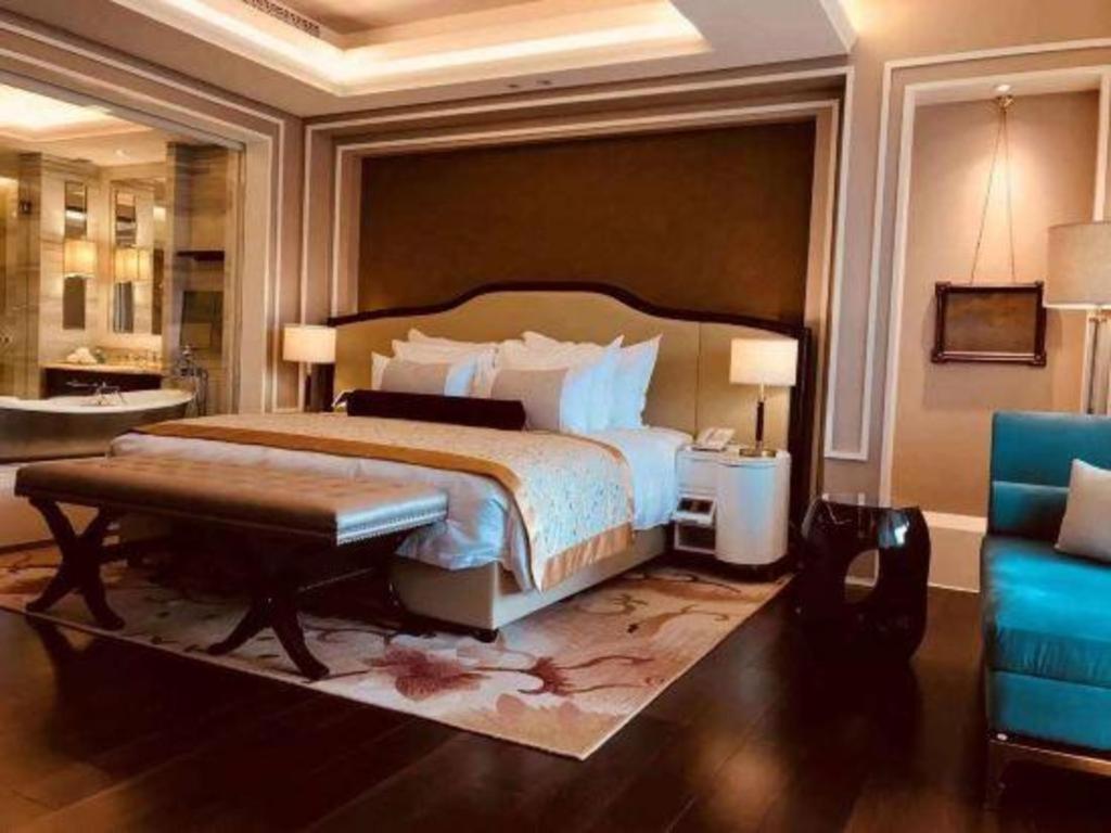 Grand Bay Hotel Beijing Xiaotangzhuang Exterior foto